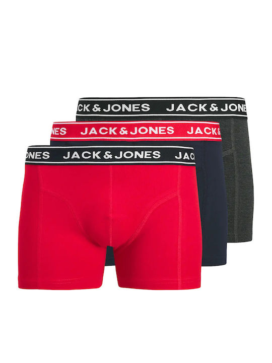 Jack & Jones Trunks Μποξεράκια 3Pack Navy Blazer