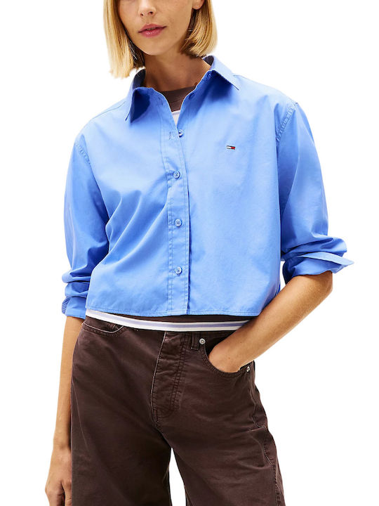Women's Long Sleeve Shirt Blue