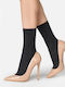 Women's Socks Opaque Nero with Print