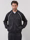 Men's Cardigan with Hood Black