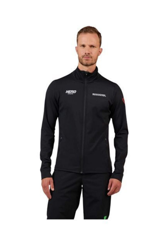 Herren Fleecejacke Schwarz
