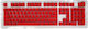 HXSJ P9 104 PBT Color Keyboard Only English US Red
