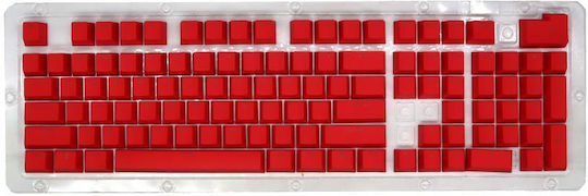HXSJ P9 104 PBT Color Nur Tastatur Englisch US Rot