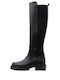 Leder Damenstiefel Schwarz