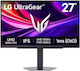 LG UltraGear IPS Monitor 27" 4K 3840x2160 180Hz με Χρόνο Απόκρισης 1ms GTG