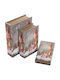 Etoile Wooden Book Decorative Box