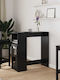 Table Bar Wooden Black Beech 101x40x103.5cm