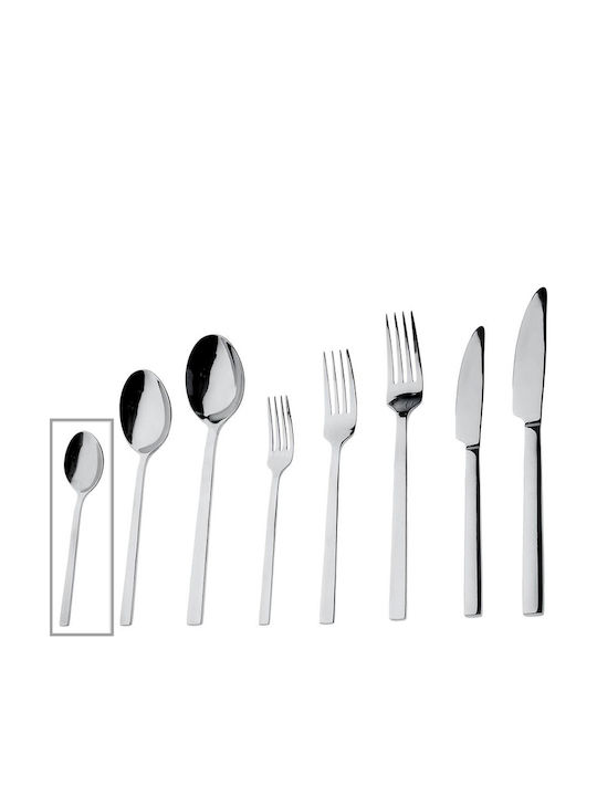 Espiel Divine Löffelset Dessert / Eiscreme Edelstahl Silber 12Stück
