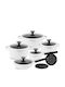 Edenberg Cookware Set From Aluminum With Non-stick Coating 5pcs