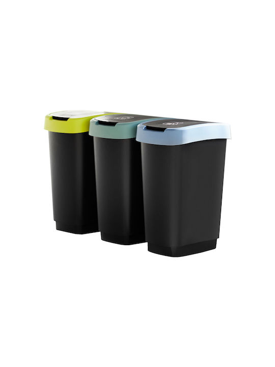 Rotho Babydesign Abfalleimer Recycling Kunststoff 25Es 3Stück