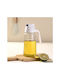Dream House Δοχείο Λαδιού Γυάλινο με Ροή 300ml White