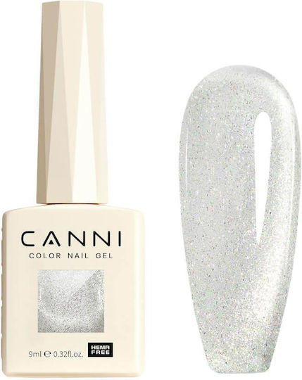 Canni Sparkle Ημιμόνιμο Βερνίκι Νυχιών 8017 Cat Eye 9ml
