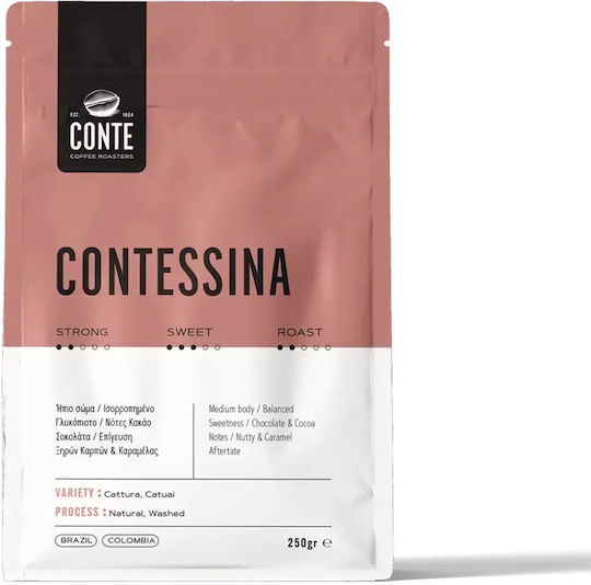 Conte a Paris Espresso Kaffee Bohnen 250gr