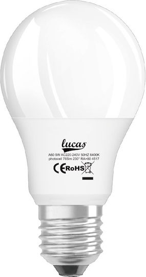 Lucas LED-Lampe 11W für Fassung E27 mit Fotokontrolle