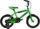 Clermont Rocky 12" Детски Велосипед BMX Зелен