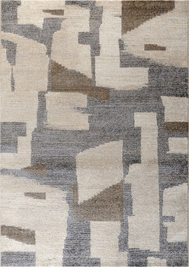 Tzikas Carpets Σετ Μοντέρνα Χαλιά Κρεβατοκάμαρας Μπεζ 2τμχ