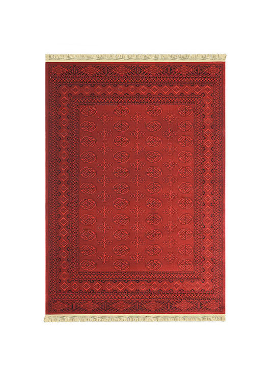 Koulis Carpets Afghan 7457a Modern Bedroom Rugs Set Red 0010-00059-000 3pcs