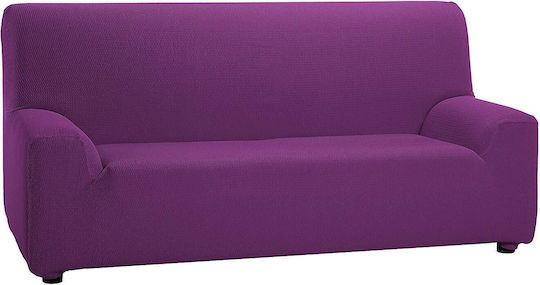 Mc Decor Σετ Ελαστικά Καλύμματα Σαλονιού Mauve 3τμχ