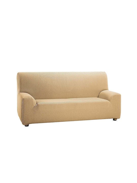 Mc Decor Elastische Abdeckung für Wohnzimmerset Beige 3Stück 16479