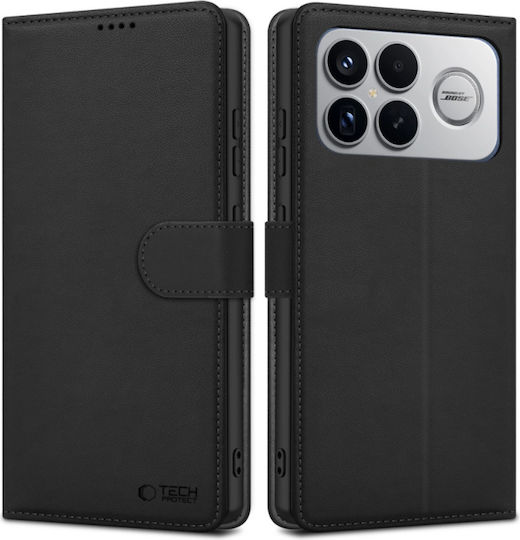 Tech-Protect Brieftasche Xiaomi Poco F8 Ultra Schwarz