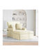 Modern Beige Recliner