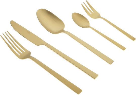 Click Cutlery Set Gold 30pcs