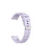 Silicone Strap Ocean Pattern Silver Buckle Garmin Vivoactive 4s Vivomove 3s Purple