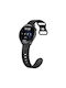 Curea Silicon Concave Garmin Vivoactive 4s Vivomove 3s Neagră