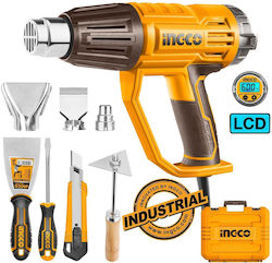 Ingco HG200058E Πιστόλι Θερμού Αέρα 2000W