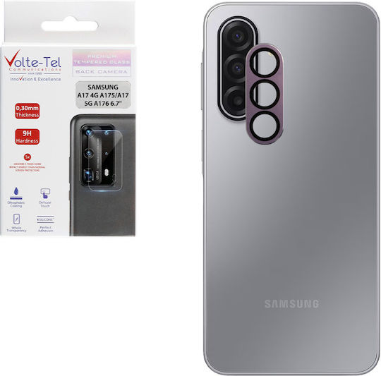 Volte-Tel Glass Cover Camera Protection Tempered Glass Purple for the Samsung A17 4G, A17 5G