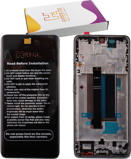 Hyper Fix Οθόνη με Μηχανισμό Αφής και Πλαίσιο για Xiaomi Redmi Note 13 Pro Plus 5G (Μωβ)