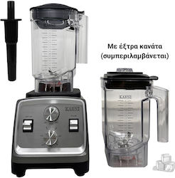 Karni Επαγγελματικό Μπλέντερ Karni KAN800 2kw Turbo Γκρι Χρώμα 2Lt με Έξτρα Κανάτα Karni Επαγγελματικό Μπλέντερ Karni KAN800 2kw Turbo Γκρι Χρώμα 2Lt με Έξτρα Κανάτα