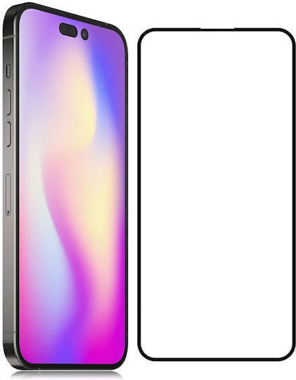 3D Full Glue Full Face Tempered Glass Μαύρο (Redmi Note 14 4G / Redmi Note 14 5G / Poco M7 Pro)