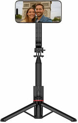 Swissten 2-in-1 Magsafe Selfie Stick Iphone Tripod Remote Control Black Red