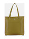 Leather Women's Bag Shoulder Green