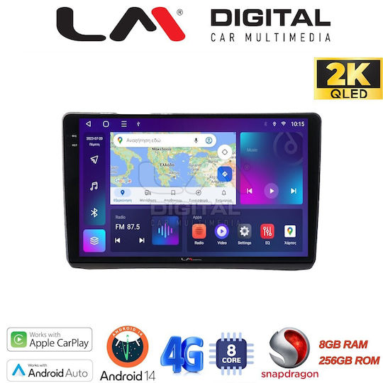 LM Digital Car Audio System for Opel Vivaro Renault Trafic Nissan Primastar 2002 >2009 (Bluetooth/USB/WiFi/GPS/Apple-Carplay/Android-Auto)