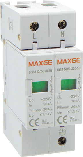 2-Poles Inspired T2 Panel Lightning Protection 20kA