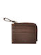 Leather Men's Wallet Cards with RFID Brown
