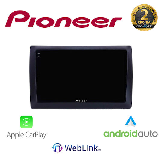 Pioneer Car Audio System for Fiat Stilo 2001 2008 Bluetooth USB Wi-Fi GPS Apple CarPlay Android Auto with 9-inch Touch Screen