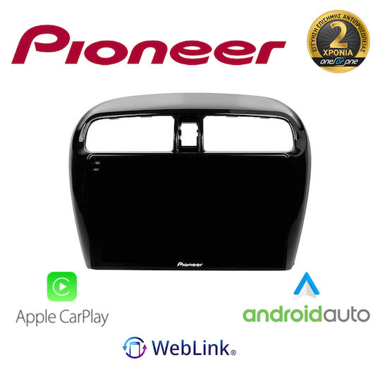 Pioneer Ηχοσύστημα Αυτοκινήτου για Mitsubishi Space Star 2013 2016 (Bluetooth/USB/WiFi/GPS/Apple-Carplay/Android-Auto)