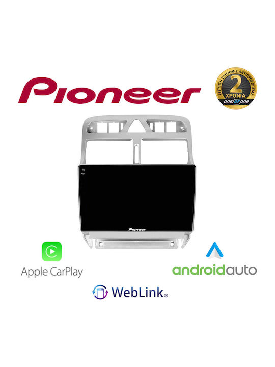 Pioneer Auto-Audiosystem für Peugeot 307 2002 2008 Bluetooth USB Eingebautes Wi-Fi GPS Apple CarPlay Android Auto