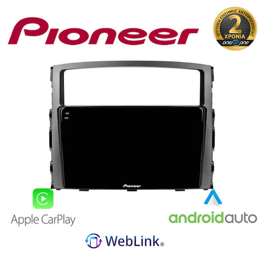 Pioneer Car Audio System for Mitsubishi Pajero 2007-2009 (Bluetooth/USB/WiFi/GPS/Apple-Carplay/Android-Auto)