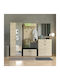 Eingangsmöbel Light Port Oak 77x35x98cm