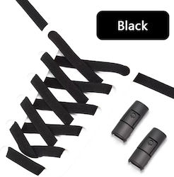 No Tie Shoelaces Kids Black