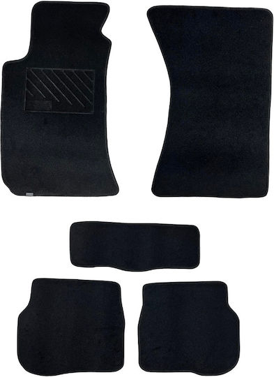 Covoare Auto Covor Calitate De Lux Negre Compatibile Subaru Padurar Model 1997-2002 5 Bucăți