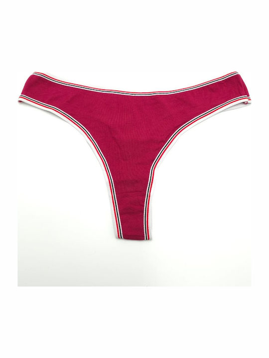 Topaki Topaki Damen-Slip Burgundisch