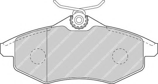 Ferodo Set Plăcuțe Frână Față 4 Bucăți Citroen C2 C3 Fdb1542