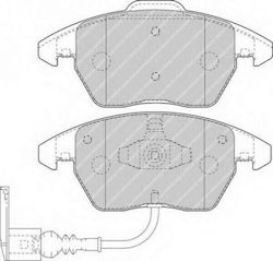 Сет Спирачни Накладки Предни 4 Броя Audi A1 A3 TT Fdb1641