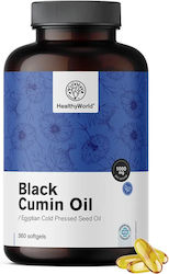 Healthy World Black Cumin Oil 1000mg 360 κάψουλες Healthy World Black Cumin Oil 1000mg 360 κάψουλες