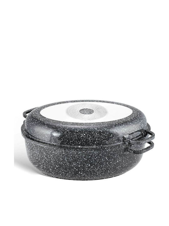 Edenberg Round Dutch Oven Made of Aluminum 38x38cm 8lt 2 Pieces